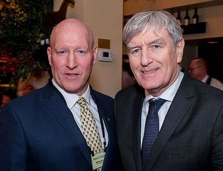 Beacon President Dennis O'Neill with Daniel Mulhall, Ambassador of Ireland to the United States.